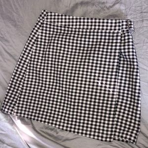 Checked Mini skirt